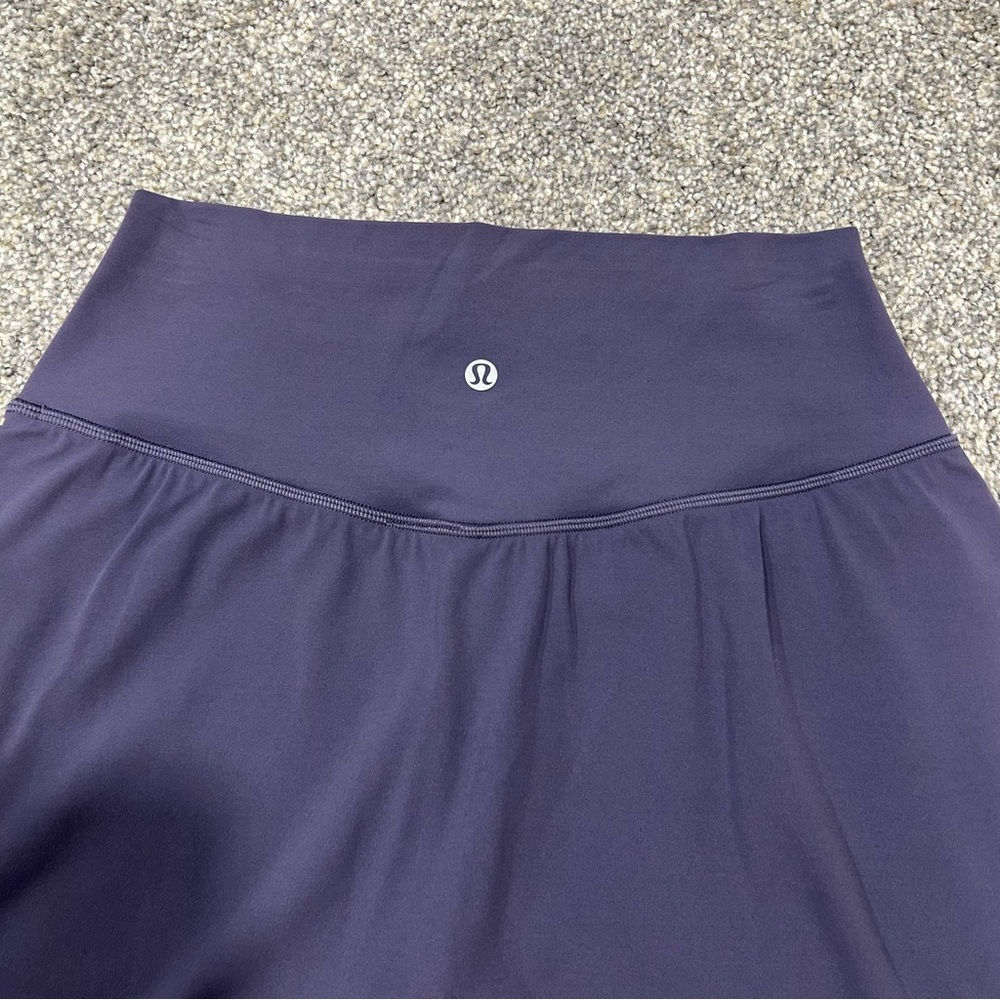 lululemon Align High-Rise Skirt Nightfall Purple 3” Inseam Skort Sz 8 NWOT - Picture 5 of 6